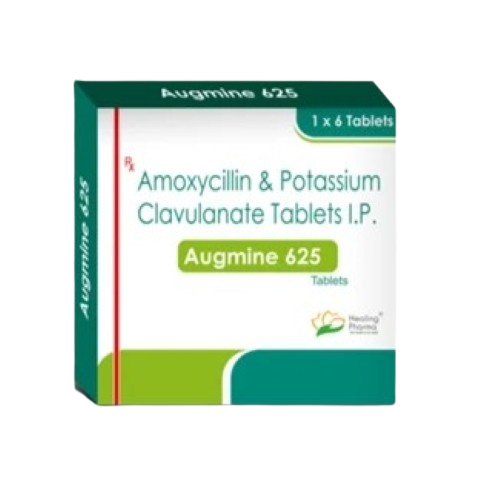 Augmine 625 mg (Amoxicillin 500 mg & Potassium Clavulanate 125
mg)
