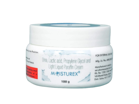 Moisturex Cream with Urea, Lactic Acid, Propylene Glycol & Liquid
Paraffin