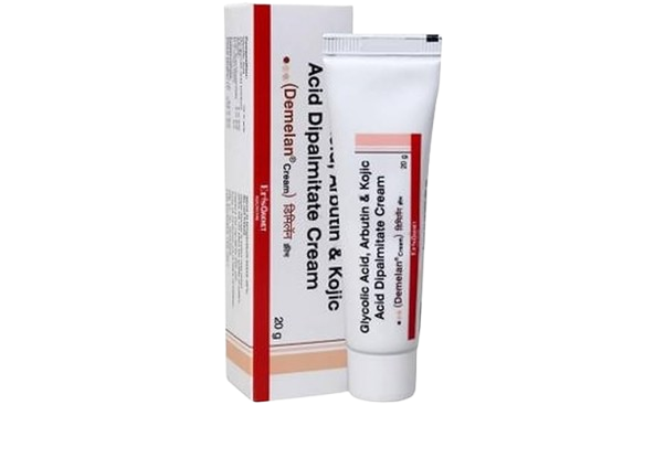 Demelan Cream (Glycolic Acid / Arbutin / Kojic Acid) – 20 gm tube