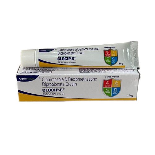 Clocip-B Cream – Beclometasone (0.025% w/w) + Clotrimazole (1%
w/w)