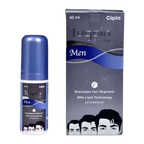 Tugain Men 5% Solution (Minoxidil 5% w/v + Finasteride 0.1% w/v) –
60ml bottle