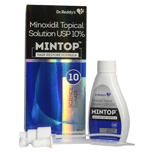 Mintop Forte 10% Topical Solution (Minoxidil) – 60ml bottle