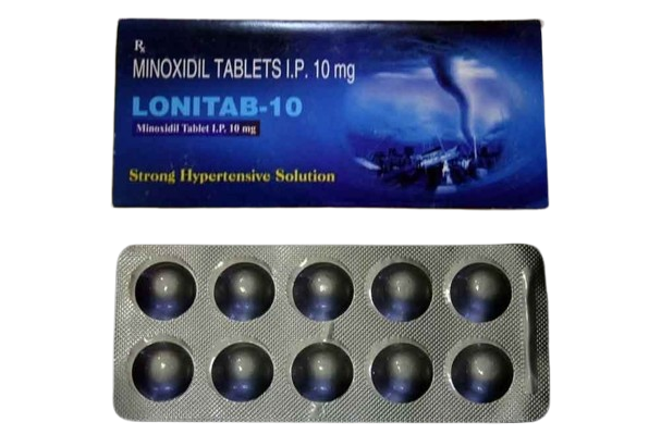 Lonitab 10 Tablet (Minoxidil 10 mg)