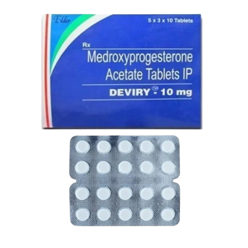 MEDROXYPROGESTERONE 10MG DEVIRY 10MG TAB
(Progestin)