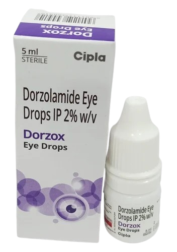 Dorzox Eye Drops (Dorzolamide 2%) – 5ml bottle