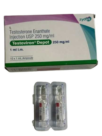 Testoviron Depot 250mg Injection (Testosterone Enanthate) – 1ml
vial