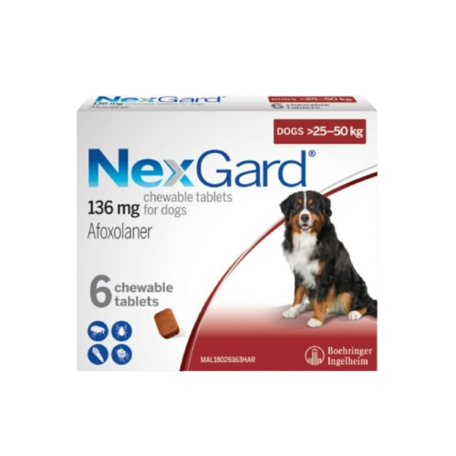 Nexgard XL Tablet (Afoxolaner) for Dogs 25–50 kg
