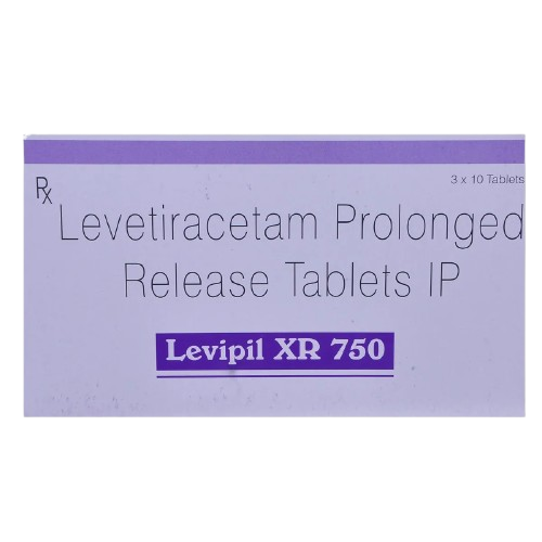 Levipil XR 750 mg Tablet (Levetiracetam 750 mg)