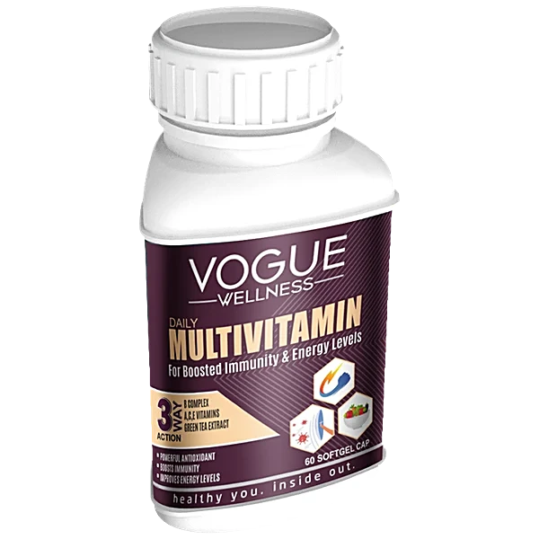 Vogue Wellness Multivitamin Capsules – 1 bottle of 60 capsules