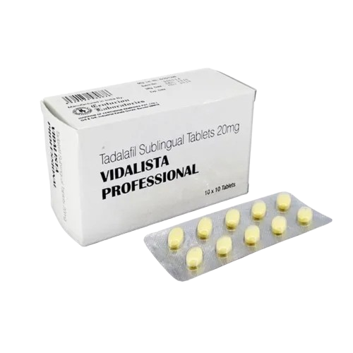 Vidalista Professional 20 mg Sublingual Tablet (Tadalafil)