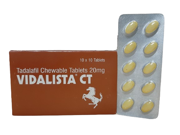 Vidalista CT 20 mg Chewable Tablet (Tadalafil)