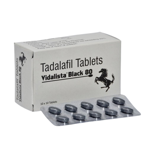 Vidalista Black 80 mg Tablet (Tadalafil)