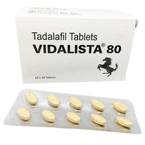 Vidalista 80 mg Tablet (Tadalafil)