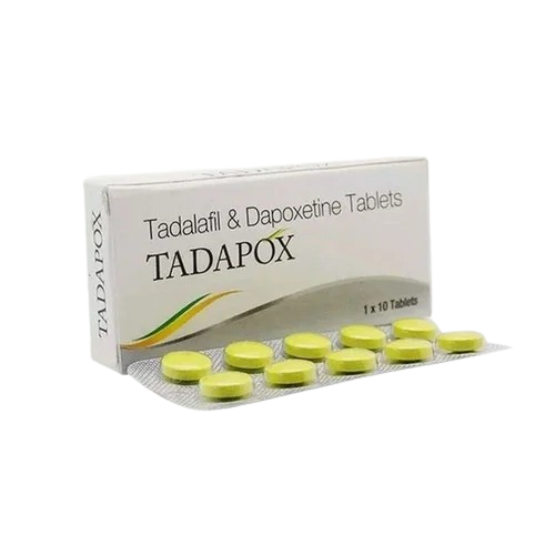 Tadapox 80 mg Tablet (Tadalafil 20 mg & Dapoxetine 60 mg)