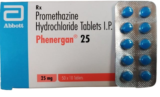 Phenergan 25 mg (Promethazine 25 mg)