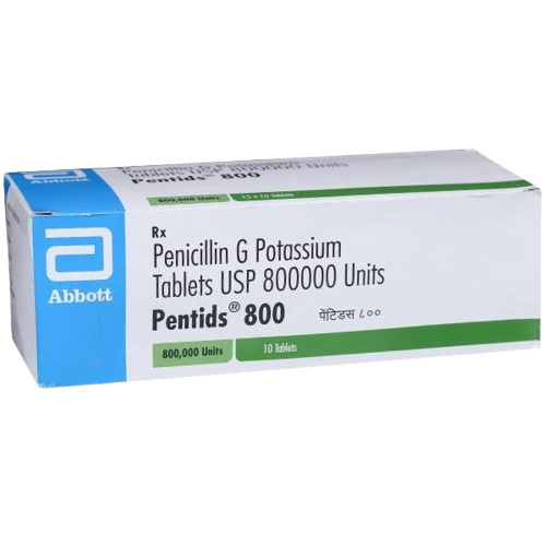 Pentids 800 mg Tablet (Penicillin G Potassium 800,000 units)