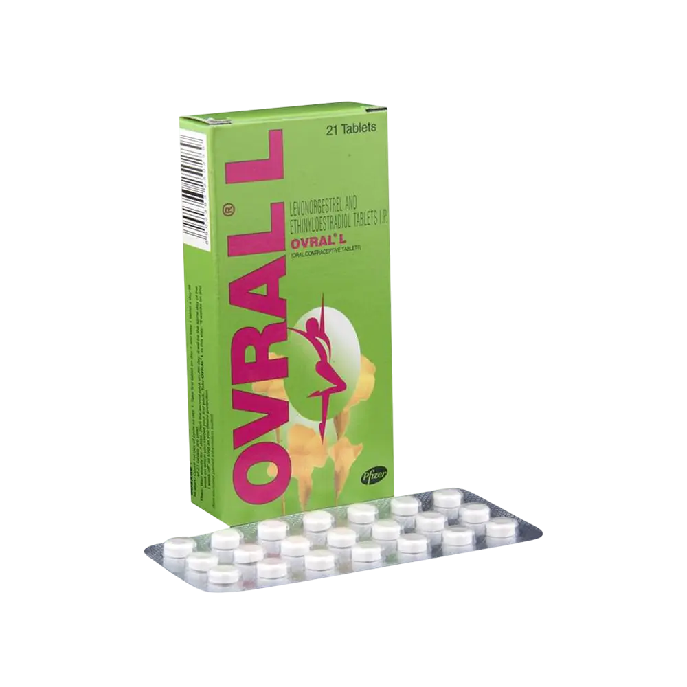 Ovral L Tablet Ethinyl Estradiol (0.03mg) + Levonorgestrel (0.15mg)