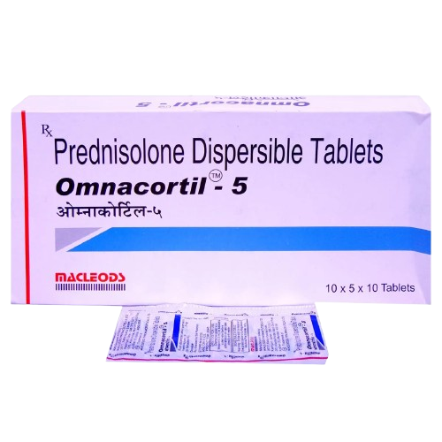 Omnacortil 5 mg Tablet (Prednisolone 5 mg)