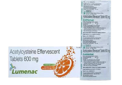 Lumenac Effervescent Tablet Orange - Acetylcysteine (600mg)