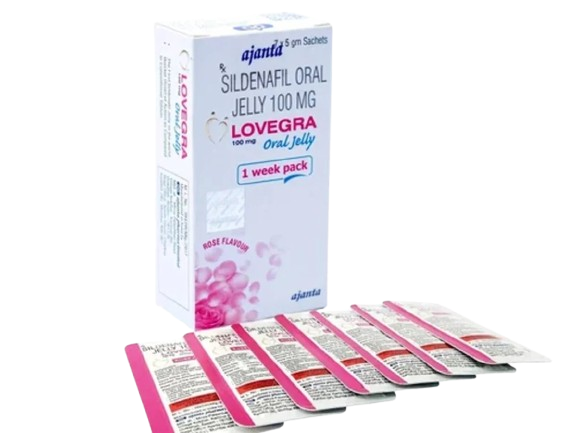 Lovegra 100mg Oral Jelly (Sildenafil 100mg)