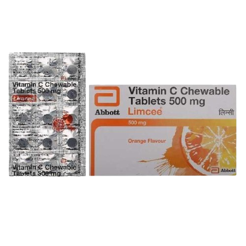 Limcee Vitamin C Chewable Tablets – 1 strip of 15 tablets