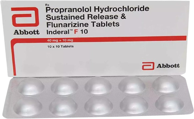 Inderal 10mg Tab (Propranolol HCl 10mg)