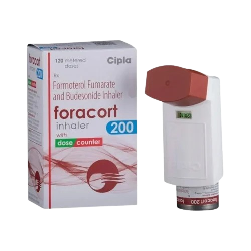 FORAcort Inhaler 200 - Formoterol (6mcg) + Budesonide (200mcg)