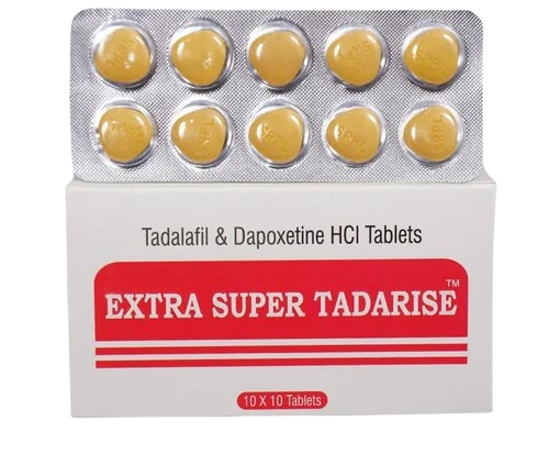 Extra Super Tadarise 100 mg (Tadalafil 40 mg & Dapoxetine 60 mg)