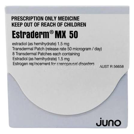 Estraderm MX 50 Transdermal Patch Estradiol (1.5mg)