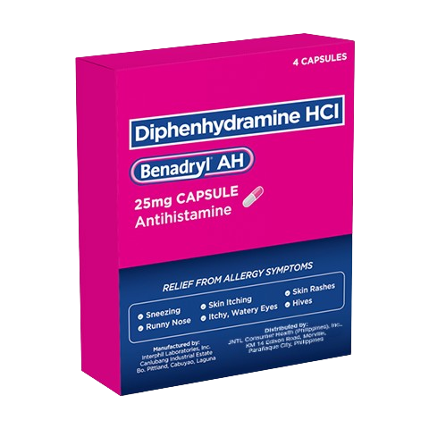 Diphenhydramine (25mg) capsule
