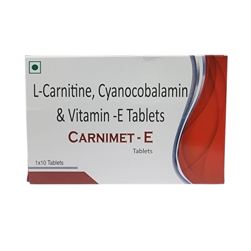 Carnimet-E Tablet with L-Carnitine, Cyanocobalamin & Vitamin E