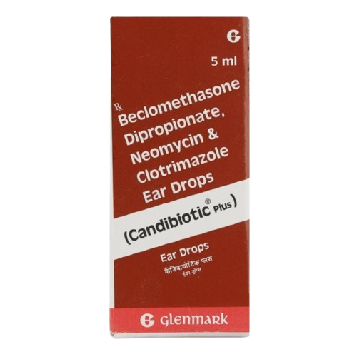 Candibiotic Plus Ear Drop – Beclometasone + Neomycin +
Clotrimazole – 5ml