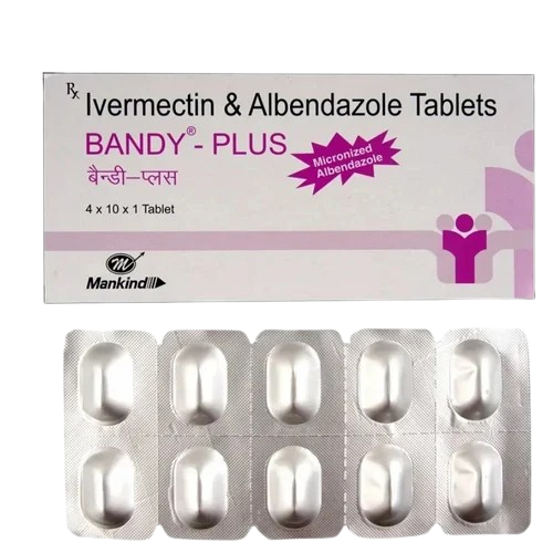 Bandy Plus 406mg (Ivermectin 6mg + Albendazole 400mg)