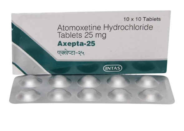 Axepta 25mg Tablet - Atomoxetine (25mg)