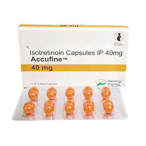 Accufine 40 mg Capsule (Isotretinoin)