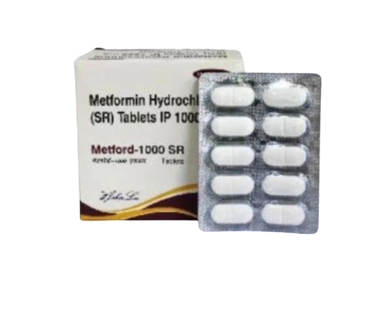 Metformin 1000mg Tablet (METFORD 1000SR TAB)