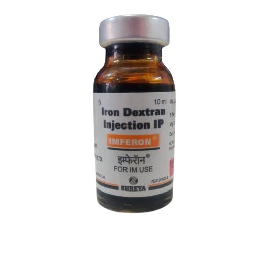 Imferon 50 mg Injection (Elemental Iron 50 mg/ml) – 10 ml Vial