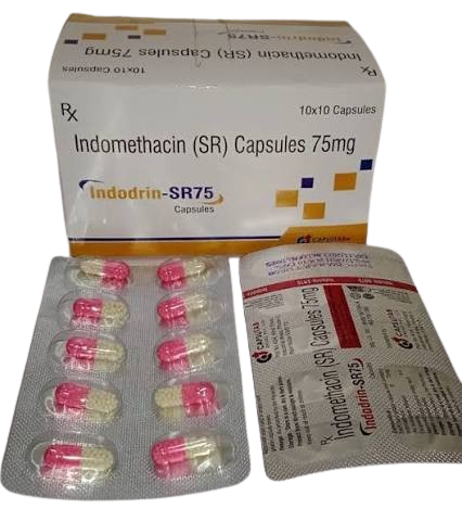 Indomethacin 75 mg SR Capsule