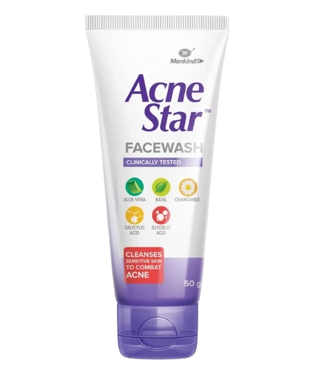 Acnestar Anti-Acne Face Wash | For Combination & Oily Skin