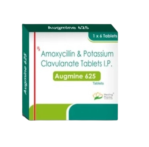 Augmine 625 mg (Amoxicillin 500 mg & Potassium Clavulanate 125
mg)