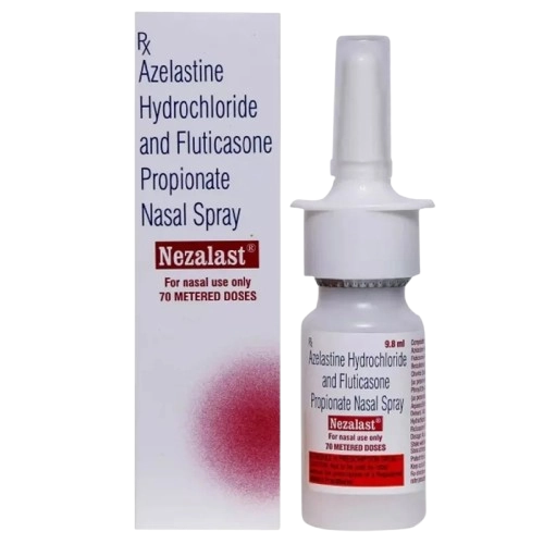 AZELASTINE HYDRO 140MCG + FLUTICASONE 50M NEZALAST
NASAL SPRAY