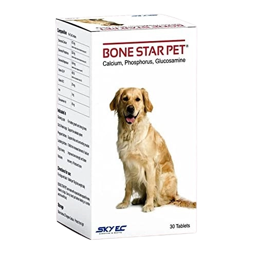 Bone Star pet Calcium & Vitamin Tablet 30 Tablet