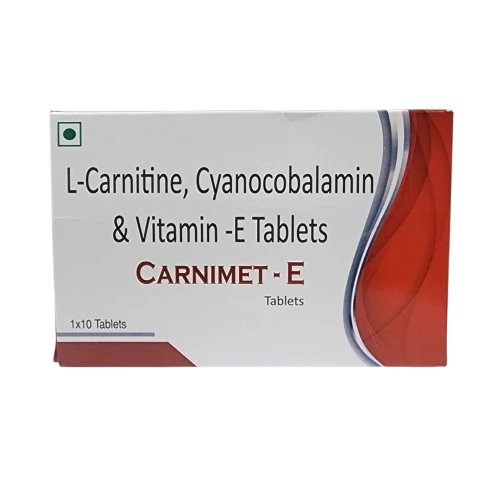 Carnimet-E Tablet with L-Carnitine, Cyanocobalamin & Vitamin E