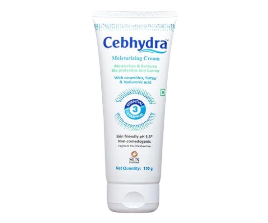 Cebhydra Moisturizing Cream 100 g (Ceramides + Butter +
Hyaluronic Acid)