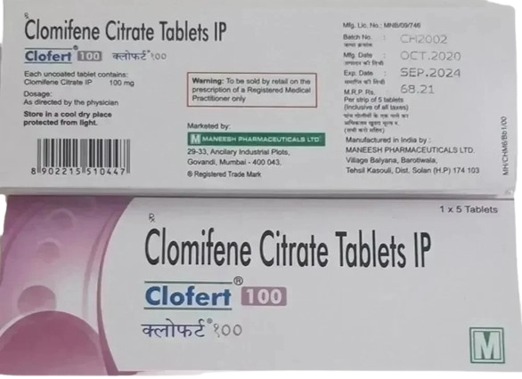 Clofert 100 mg Tablet (Clomiphene Citrate)