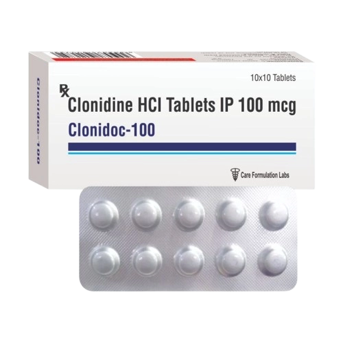 Clonidine HCl 100 mcg Tablet