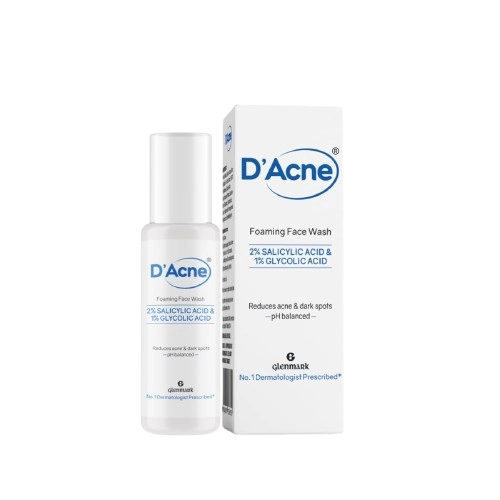 D Acne Foaming Face Wash with Salicylic & Glycolic Acid
