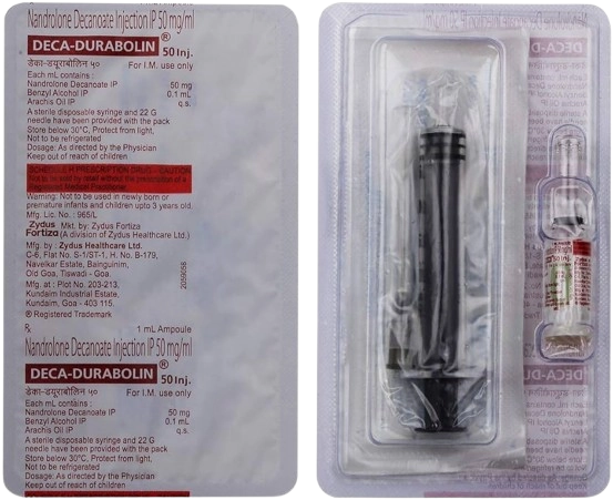 Deca-Durabolin 50 Injection (Nandrolone Decanoate 50mg) – 1ml
ampoule