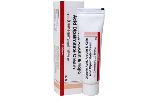 Demelan Cream (Glycolic Acid / Arbutin / Kojic Acid) – 20 gm tube