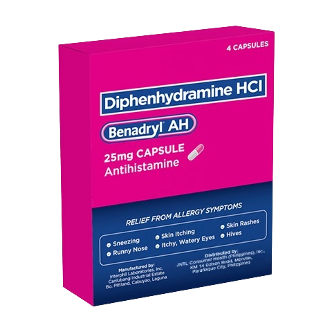 Diphenhydramine (25mg) capsule